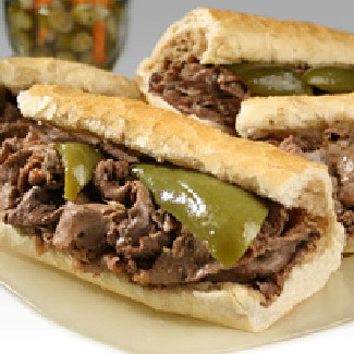 Chicago Style Italian Beef Sandwiches